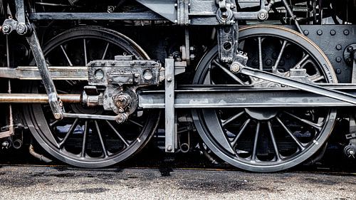 Locomotive à vapeur à roues