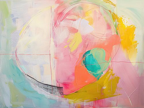 Portrait minimalist painting