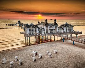 Seebrücke le matin sur Stefan Dinse