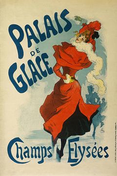 Jules Chéret - Palais De Glace Champs Elysées (1893) van Peter Balan