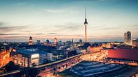Berlin – Skyline van Alexander Voss thumbnail