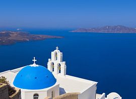 Santorini, Greece by Henny Hagenaars