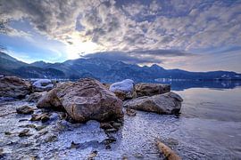 Der Fels in der Brandung am Kochelsee von Roith Fotografie