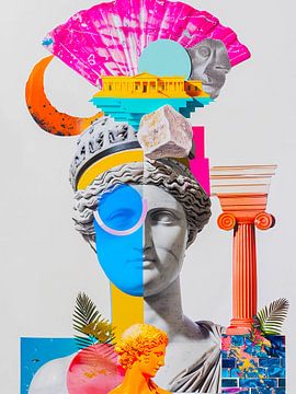 Collage Griekse beelden van haroulita