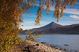Schiehallion mountain across Loch Rannoch; Perth and Kinross; Sc by Arch White