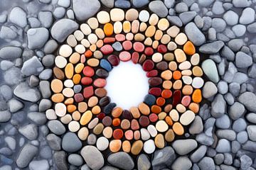 Colourful Pebble Contrast by ByNoukk