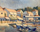 View of Babis Dendias Mini Market and Lefcothea by Nop Briex thumbnail