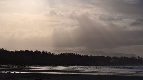 Ochtendzon op Long Beach
