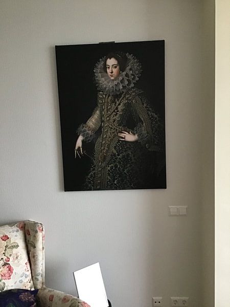 Customer photo: Queen Elizabeth of Bourbon, on canvas