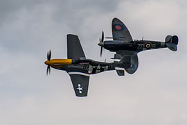 Spitfire & Mustang by Sebastiaan Hamming
