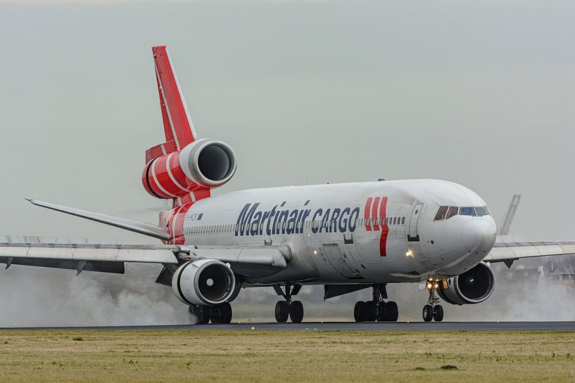Landed Martinair Cargo McDonnell Douglas MD-11. by Jaap van den Berg