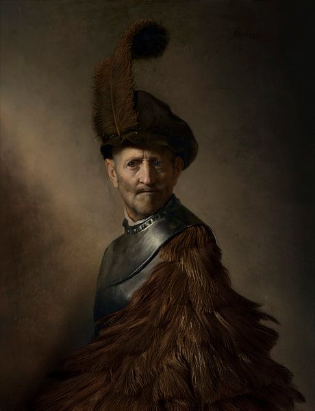 Soldier in ostrich feathers by Affect Fotografie