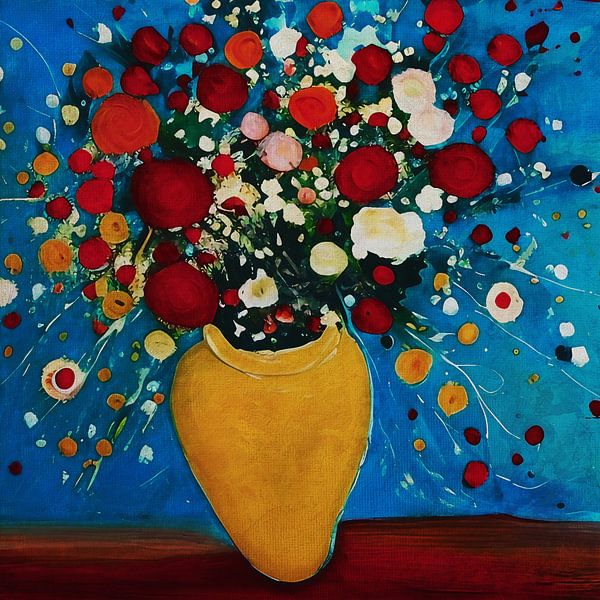 Nature morte de fleurs 22 par Jan Keteleer