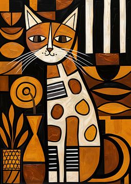 Kat Abstract van Jacky