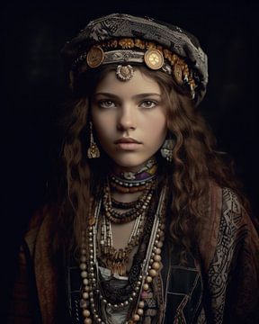 Fine art portrait "Berber girl"