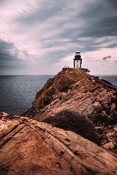 Lighthouse on the peninsula of La Revellata by Thomas Heitz