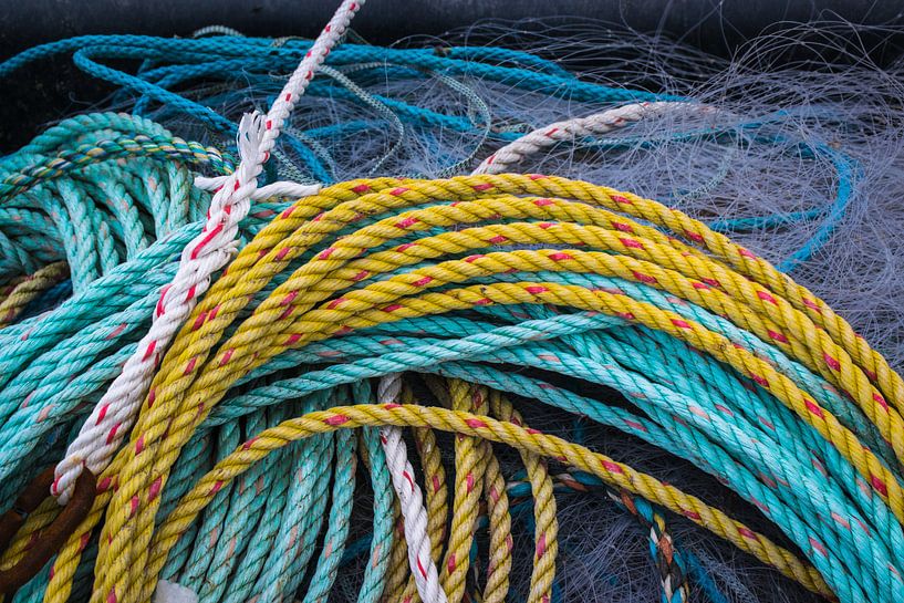  Schiff Seile und Fischernetz von Rietje Bulthuis
