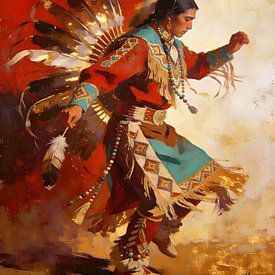 Rythme des ancêtres - Amérindien sur Mellow Art