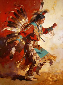 Rhythm of the Ancestors -Native American by Mellow Art