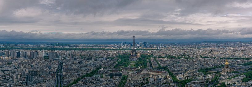 Panorama over Parijs van Toon van den Einde