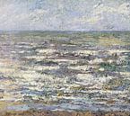 De zee bij Katwijk van Jan Toorop 1887 van Marieke de Koning thumbnail