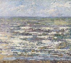 De zee bij Katwijk van Jan Toorop 1887