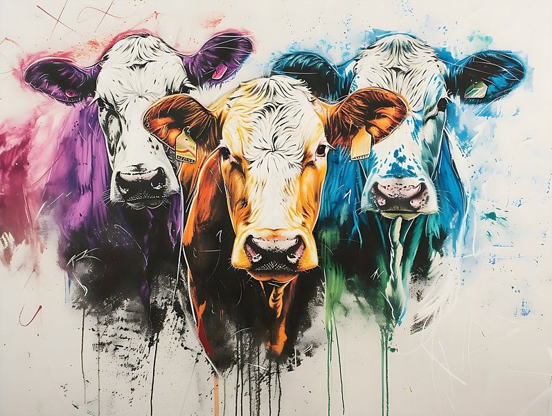 Playful cows by PixelPrestige