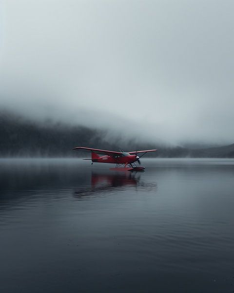 Herbstliches Wasserflugzeug von fernlichtsicht
