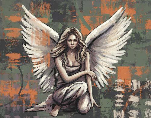 Engel schilderij