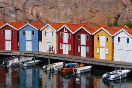 Boathouses Smögen by Sven-Erik Arndt