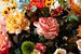Un bouquet de fleurs sur Anita Visschers