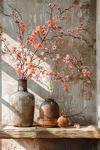 Bloemen modern 2522 van Kunst Kriebels