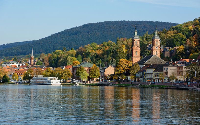 Miltenberg in der Abendsonne van Gisela Scheffbuch