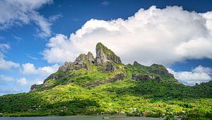 Das Innere von Bora Bora. Französisch-Polynesien