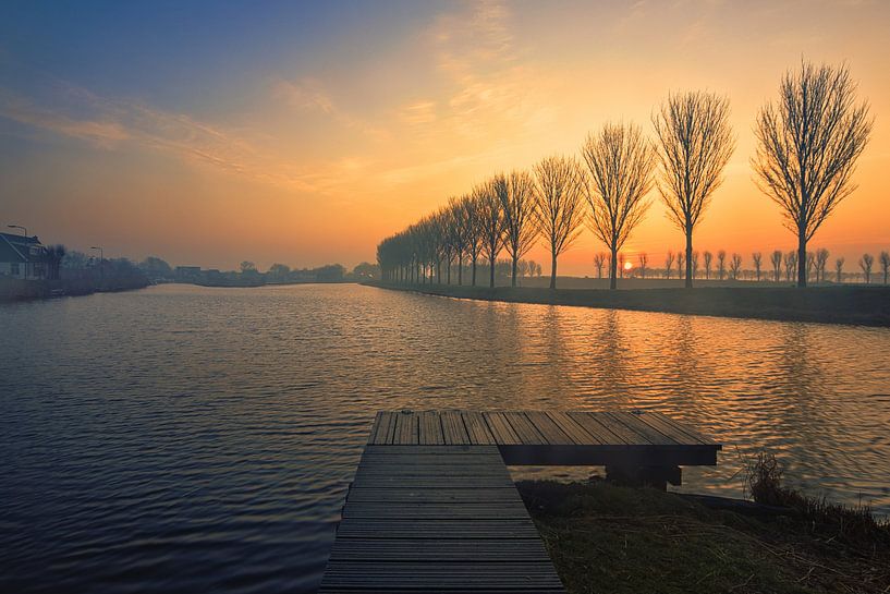zicht op Avenhorn bij zonsopkomst van peterheinspictures