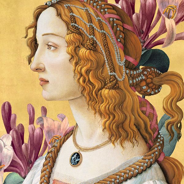 Sandro's Portrait of a Woman van Marja van den Hurk