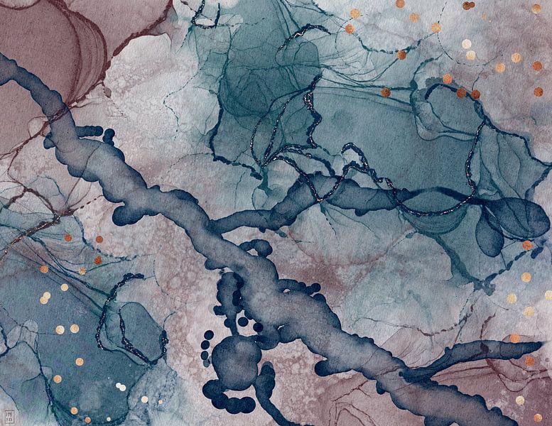 Let the inks run free van Ingrid A.U. Motzheim