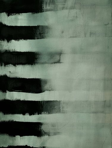 Minimalisme vert, moderne et abstrait