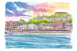 Oban Waterfront Hébrides intérieures Scène de ville en Écosse