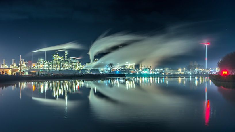 Industrieel avond van Reint van Wijk