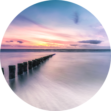 Palen in de Noordzee