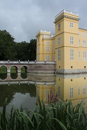 Bright Yellow d'Ursel Castle, Antwerp, Belgium