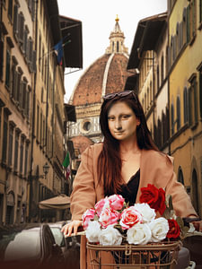 Mona über Florenz