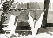 Landschaft 3 von Maartje Kaper Miniaturansicht