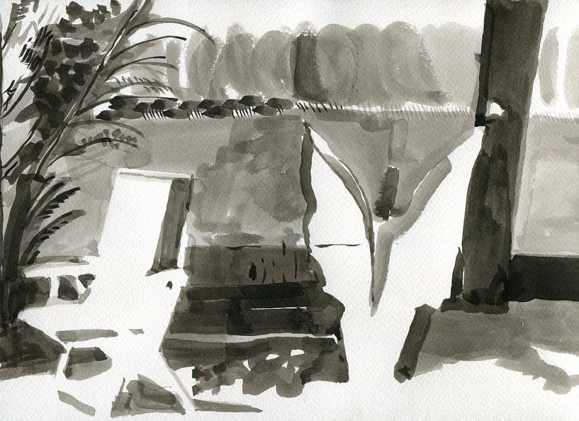 Landschaft 3 von Maartje Kaper