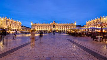 De verbazingwekkend indrukwekkende Place Stanislas van de plaats in Nancy