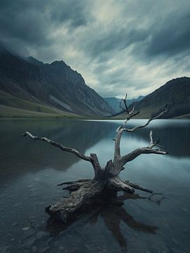 Tree in the lake by fernlichtsicht