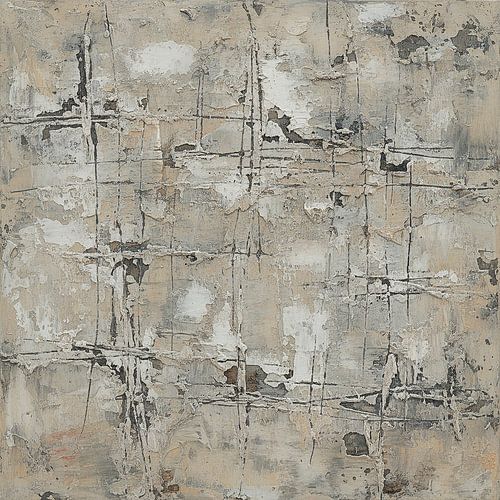 Original Abstract painting in rough textures in neutral colours