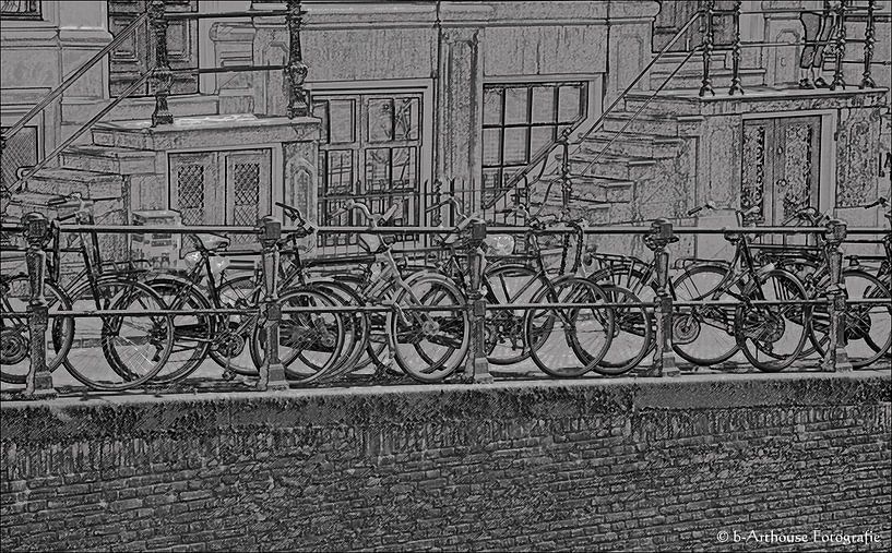 Fietsen in Amsterdam par b- Arthouse Fotografie