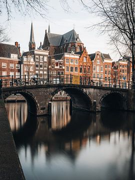 Amsterdam Leidsegracht with Herengracht by Lorena Cirstea